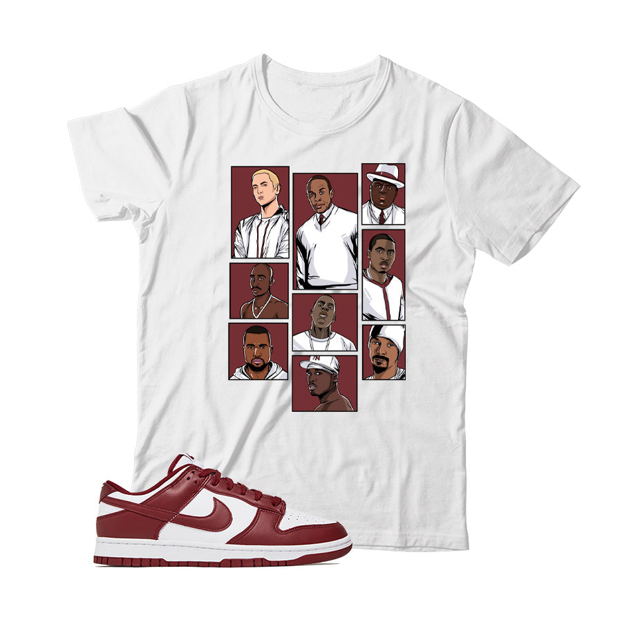team red dunks low outfit