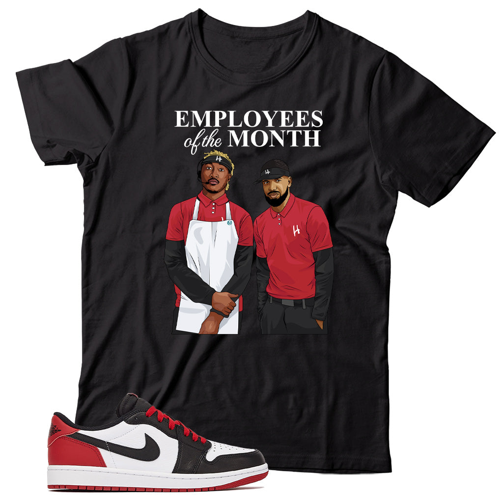 Xten T-Shirt Match Jordan 1 Low Bred Toe (White) main image 1
