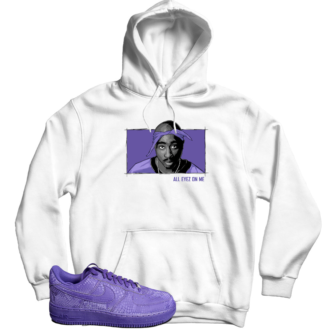 Air Force 1 Low Kobe Bryant Court Purple hoodie