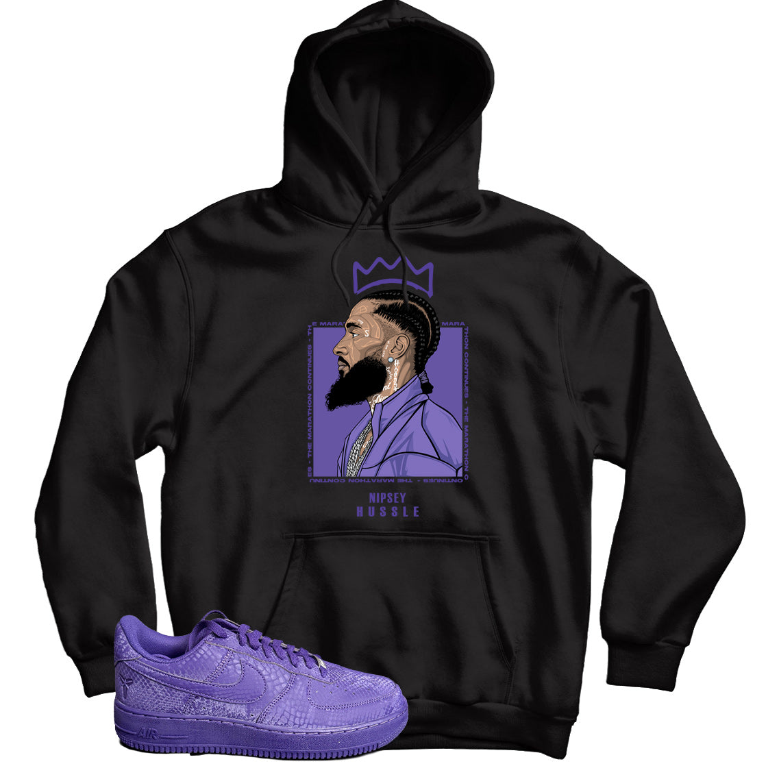 Air Force 1 Low Kobe Bryant Court Purple hoodie