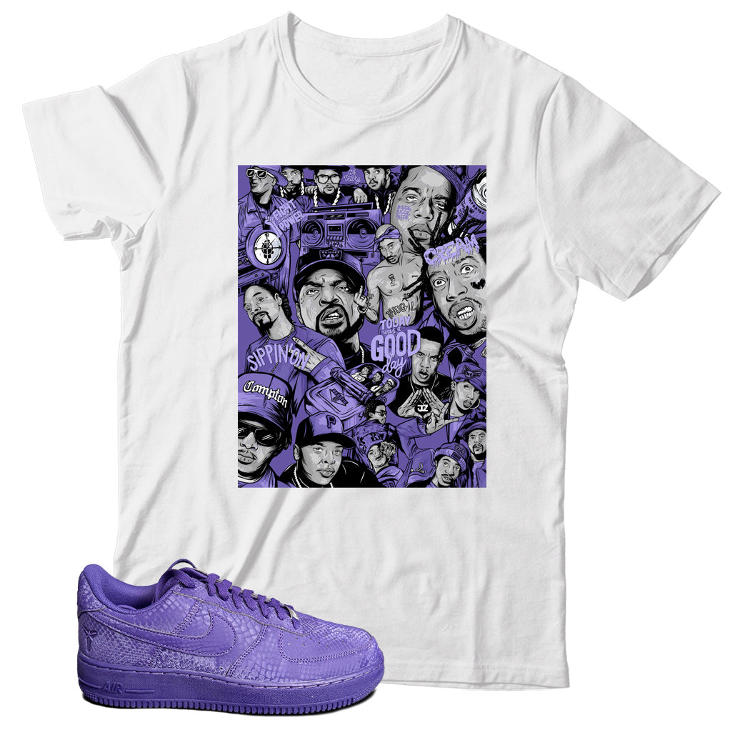 Air Force 1 Low Kobe Bryant Court Purple shirt