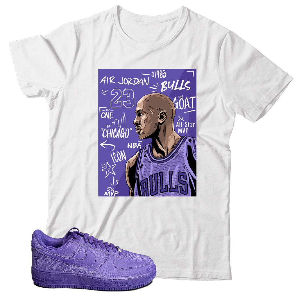 Air Force 1 Low Kobe Bryant Court Purple shirt