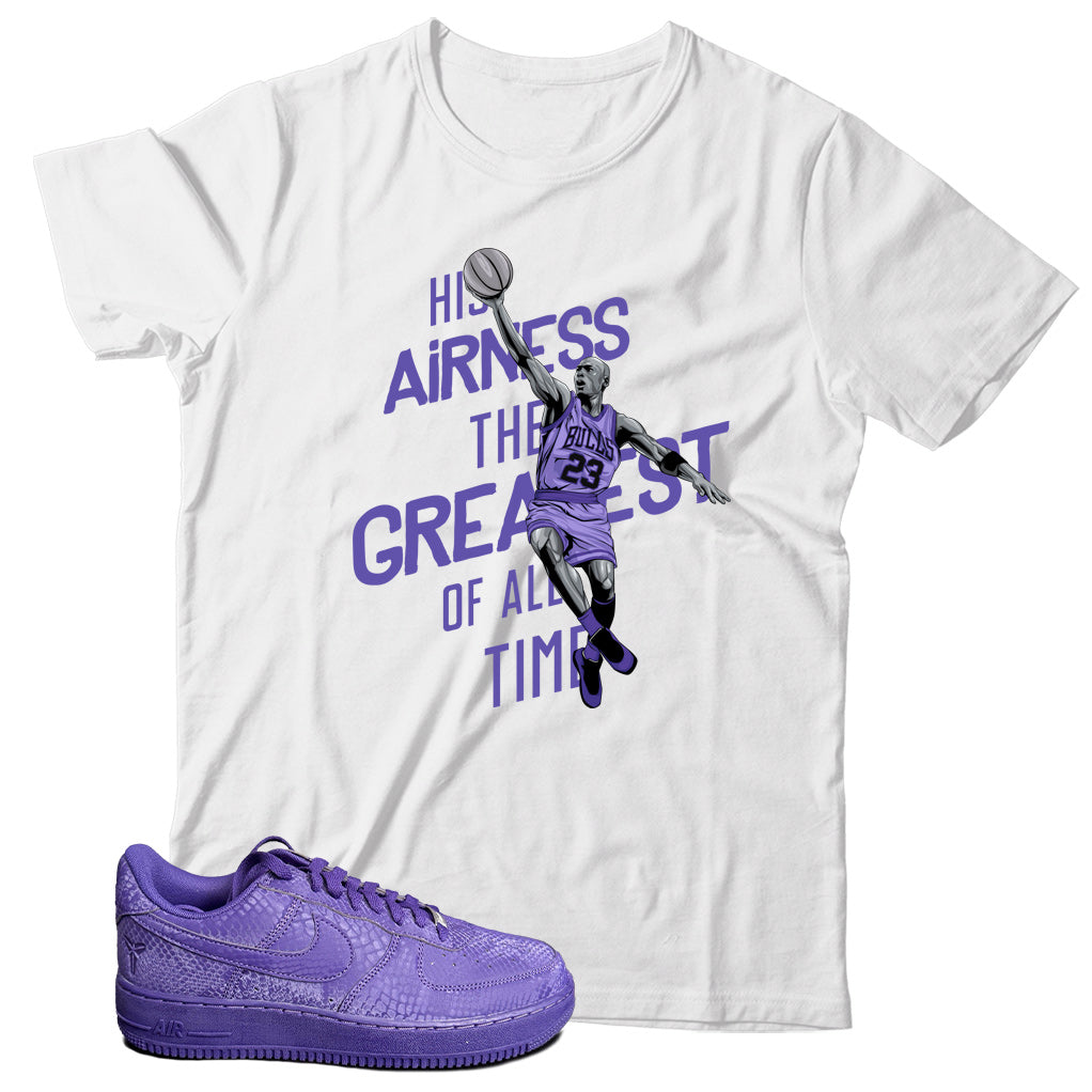 Air Force 1 Low Kobe Bryant Court Purple shirt
