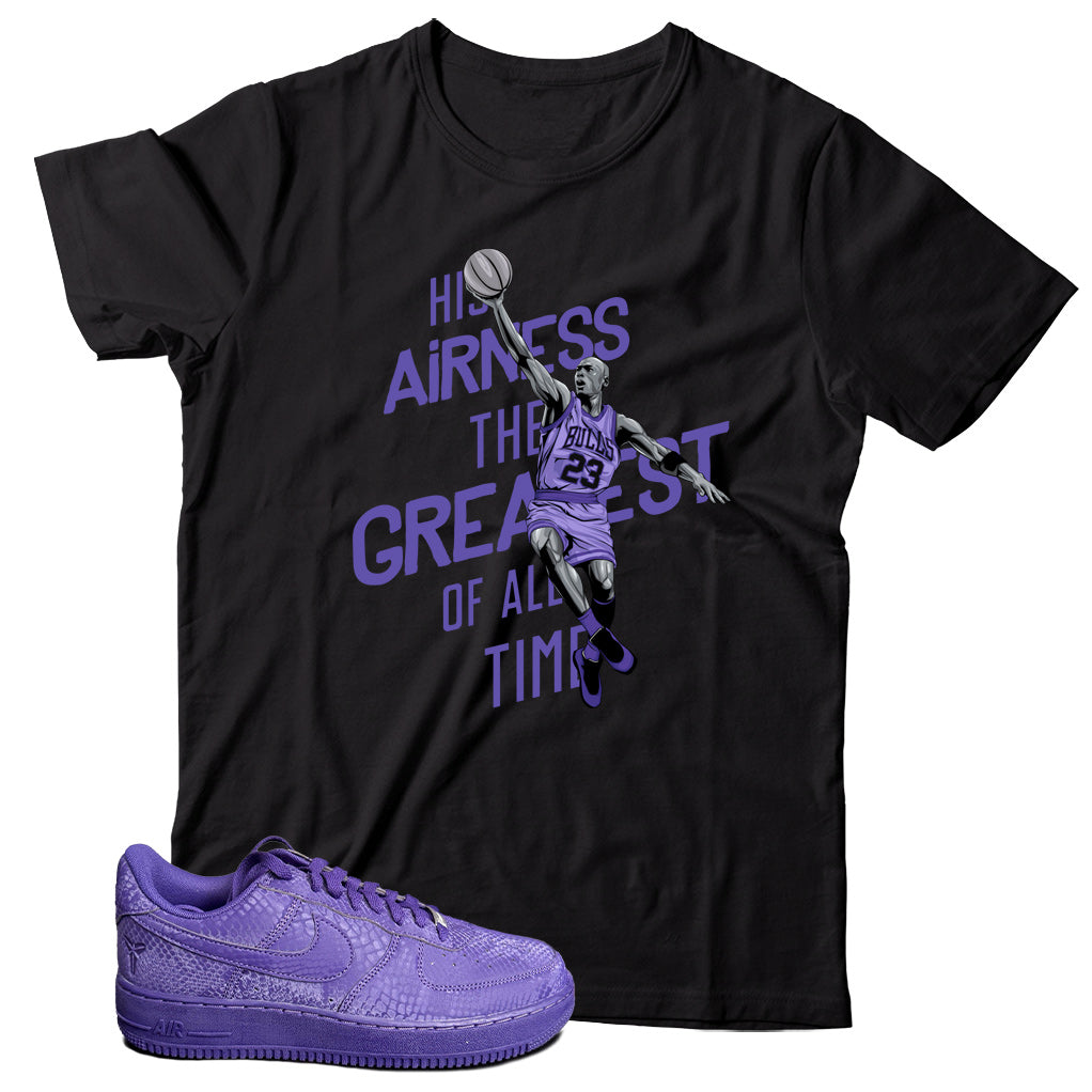 Air Force 1 Low Kobe Bryant Court Purple shirt