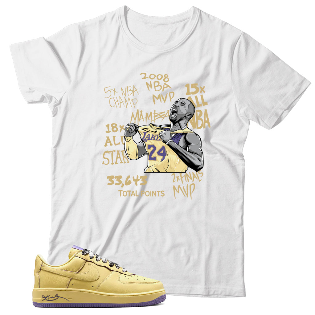 Air Force 1 Low Kobe Bryant Mamba shirt
