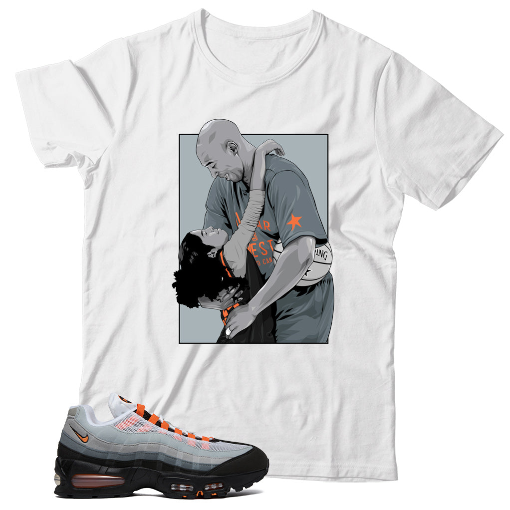 shirt Match Air Max 95 Bright Mandarin