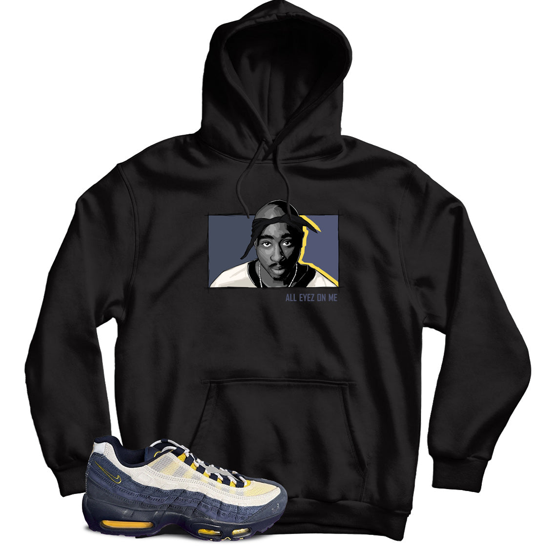 Air Max 95 Eric Koston Obsidian Speed Yellow hoodie