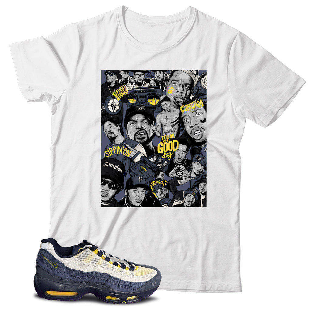 Air Max 95 Eric Koston Obsidian Speed Yellow shirt