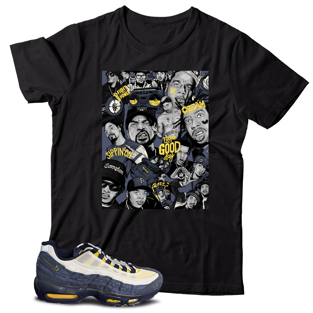 Air Max 95 Eric Koston Obsidian Speed Yellow shirt