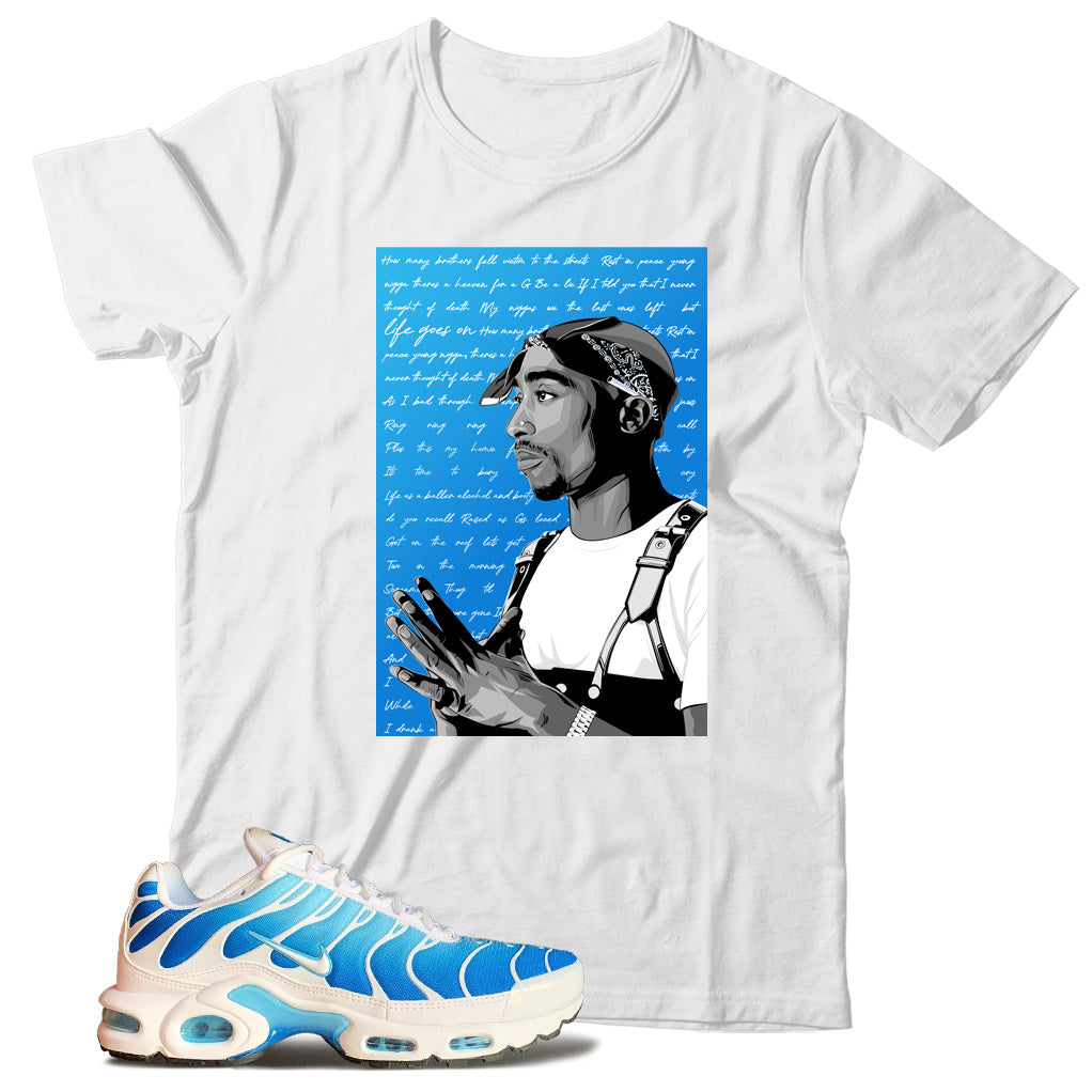 Air Max Plus Battle Blue shirt