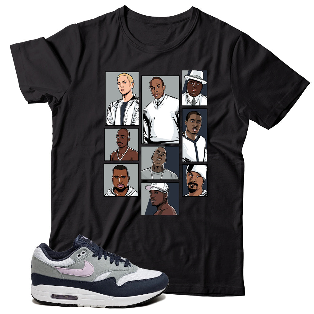 Air Max Obsidian Lilac shirt