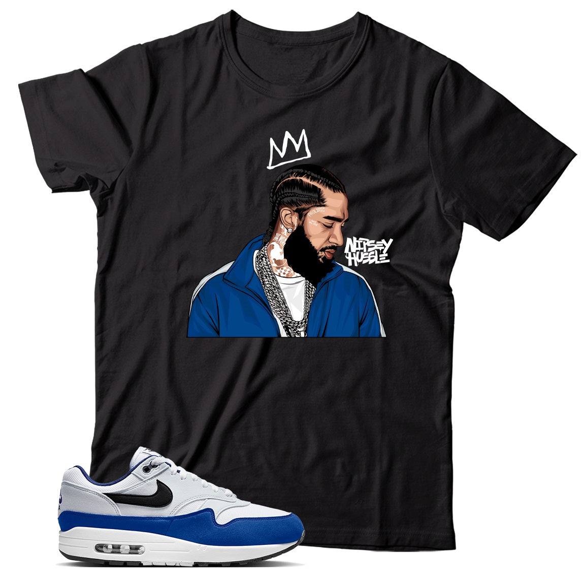 Air Max Deep Royal Blue shirt