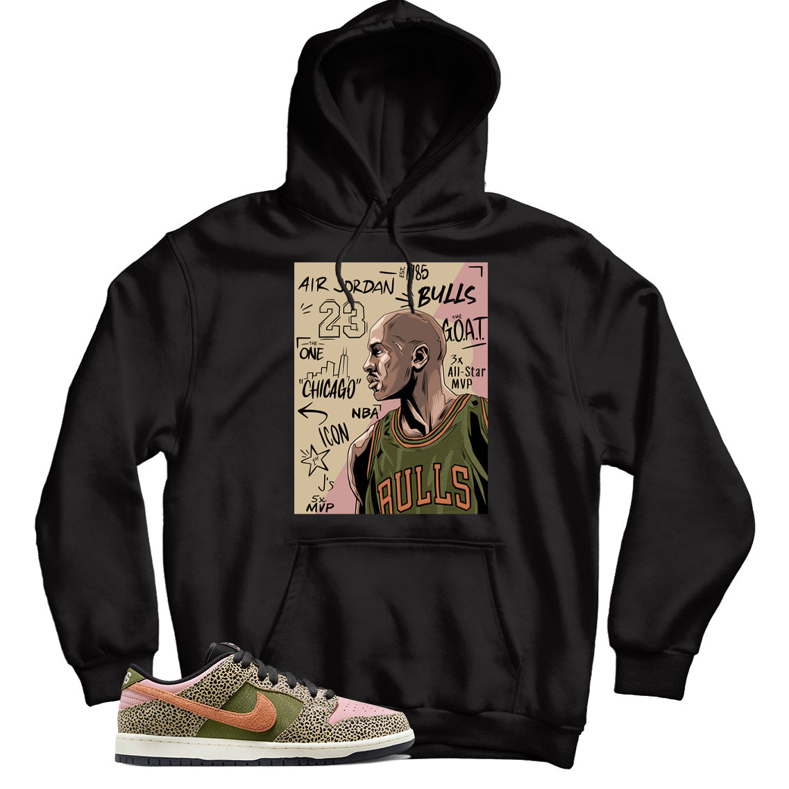 Hoodie Match Nike Dunk Low Arts-Rec