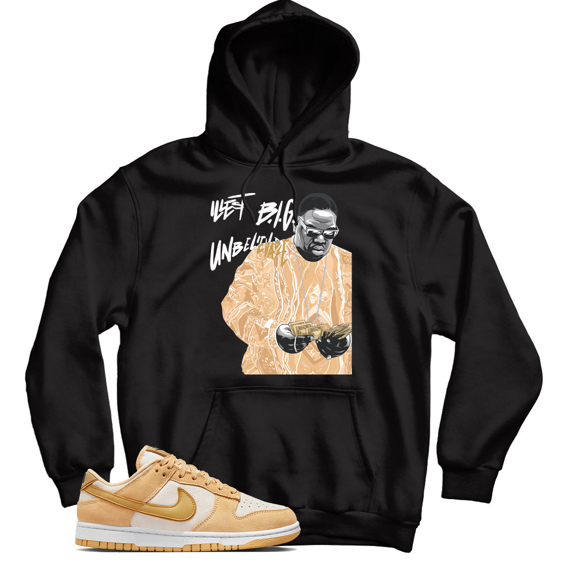 Dunk Low Celestial Gold Suede hoodie