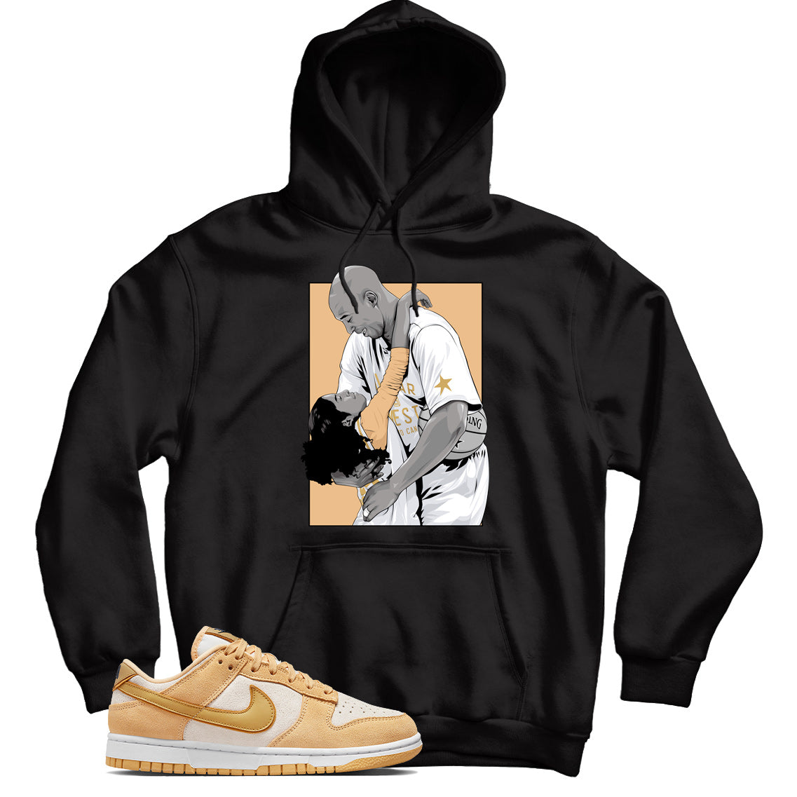 Dunk Low Celestial Gold Suede hoodie