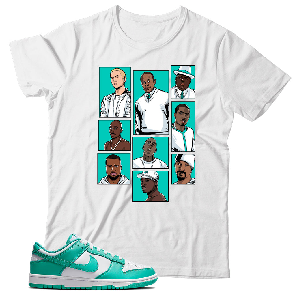 Dunk Low Clear Jade shirt