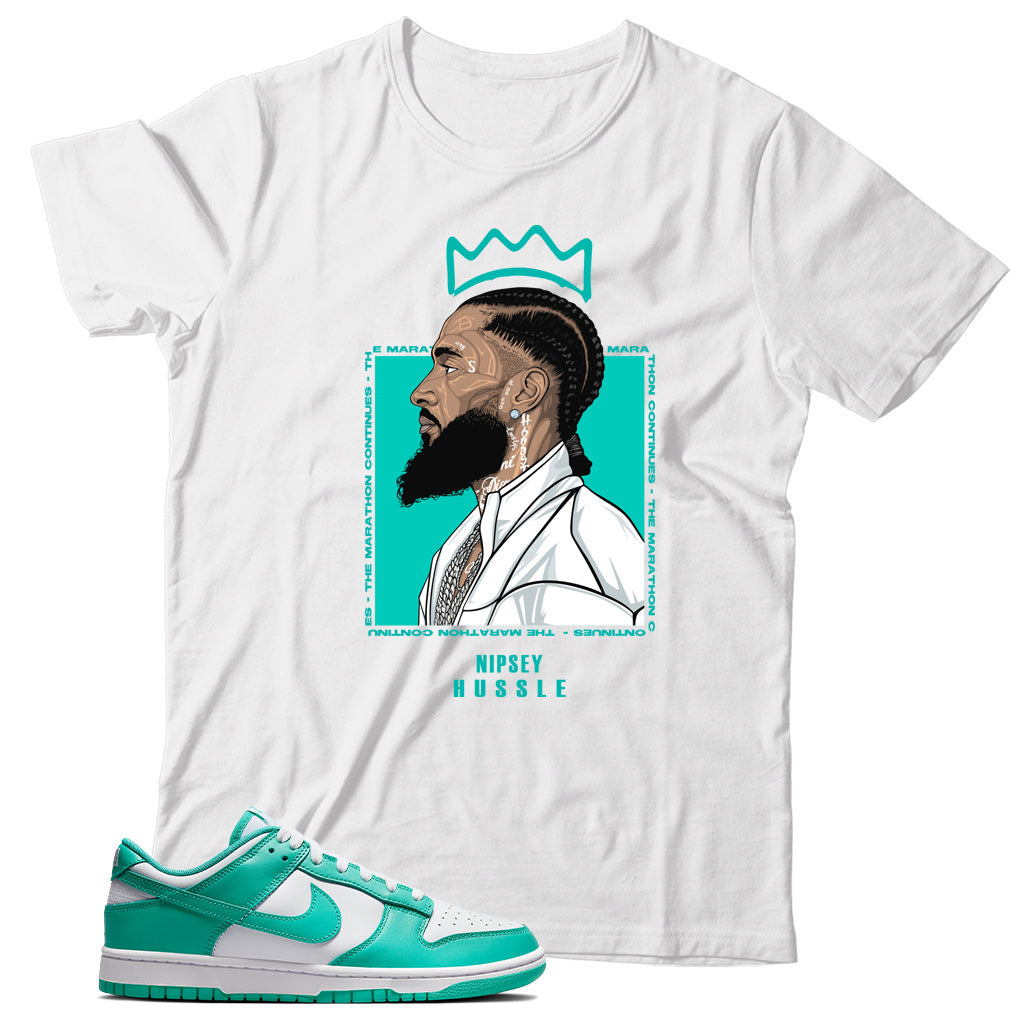 Dunk Low Clear Jade shirt