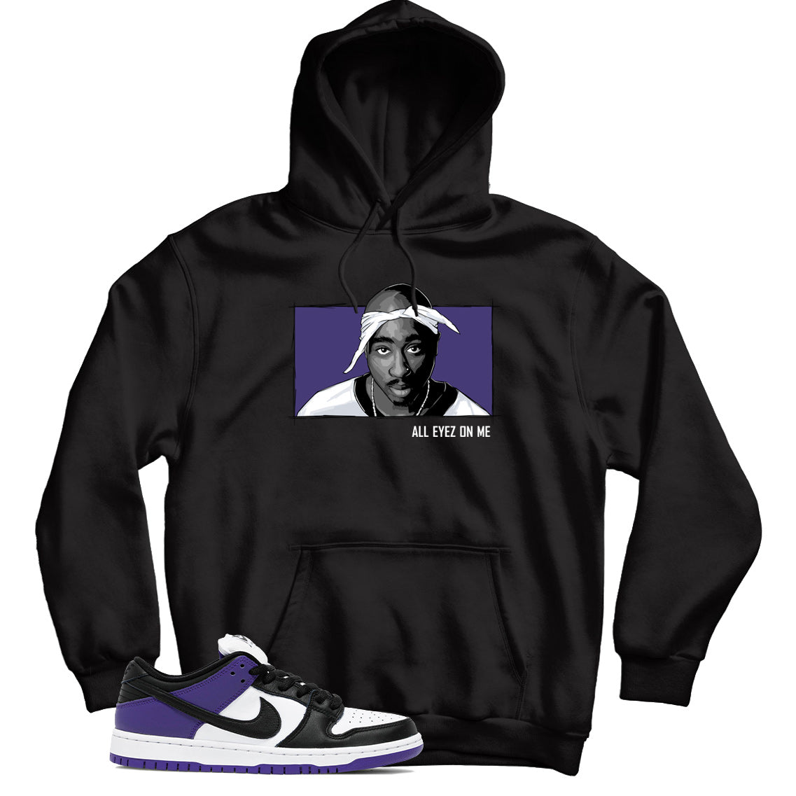 Hoodie Match Nike Dunk Low Court Purple