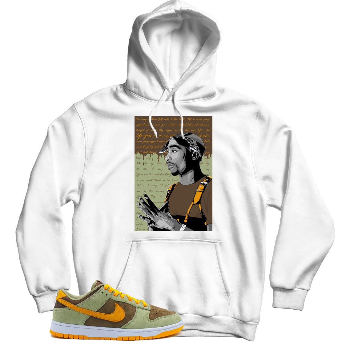 Dunk Low Dusty Olive hoodie