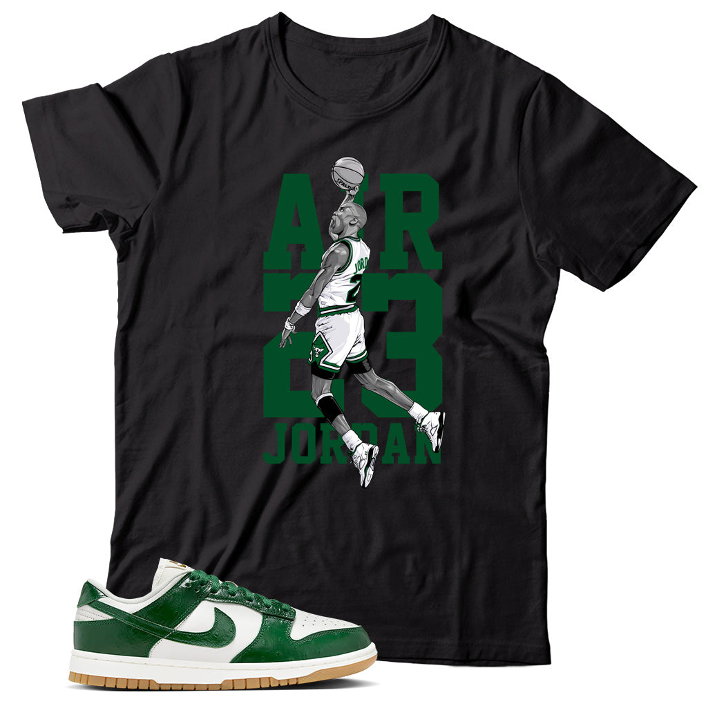 Dunk Low Gorge Green Ostrich shirt