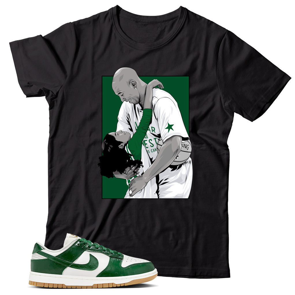 Dunk Low Green Ostrich shirt