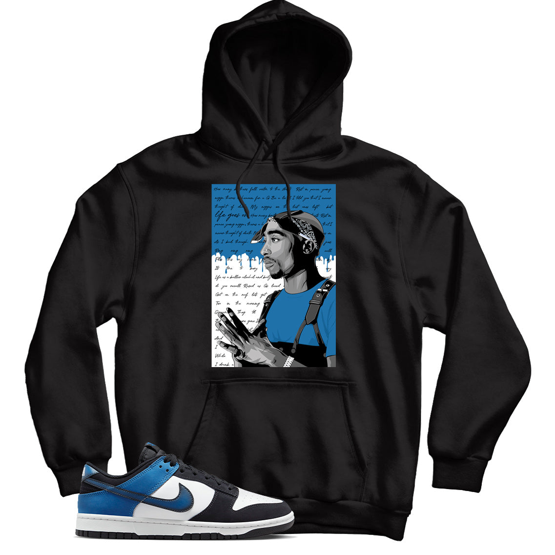 Dunk Low Industrial Blue hoodie