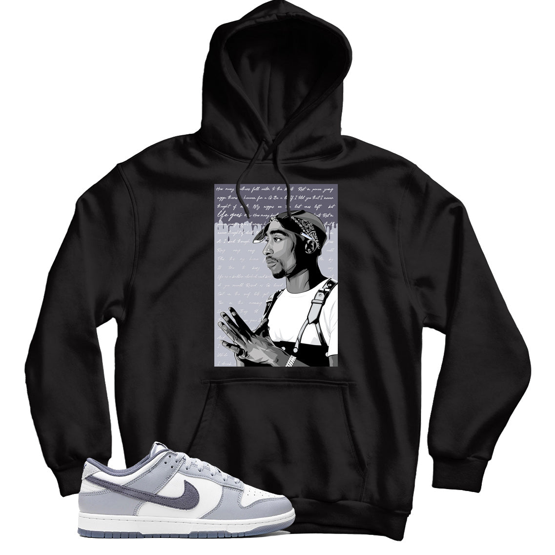 Light Carbon dunks hoodie