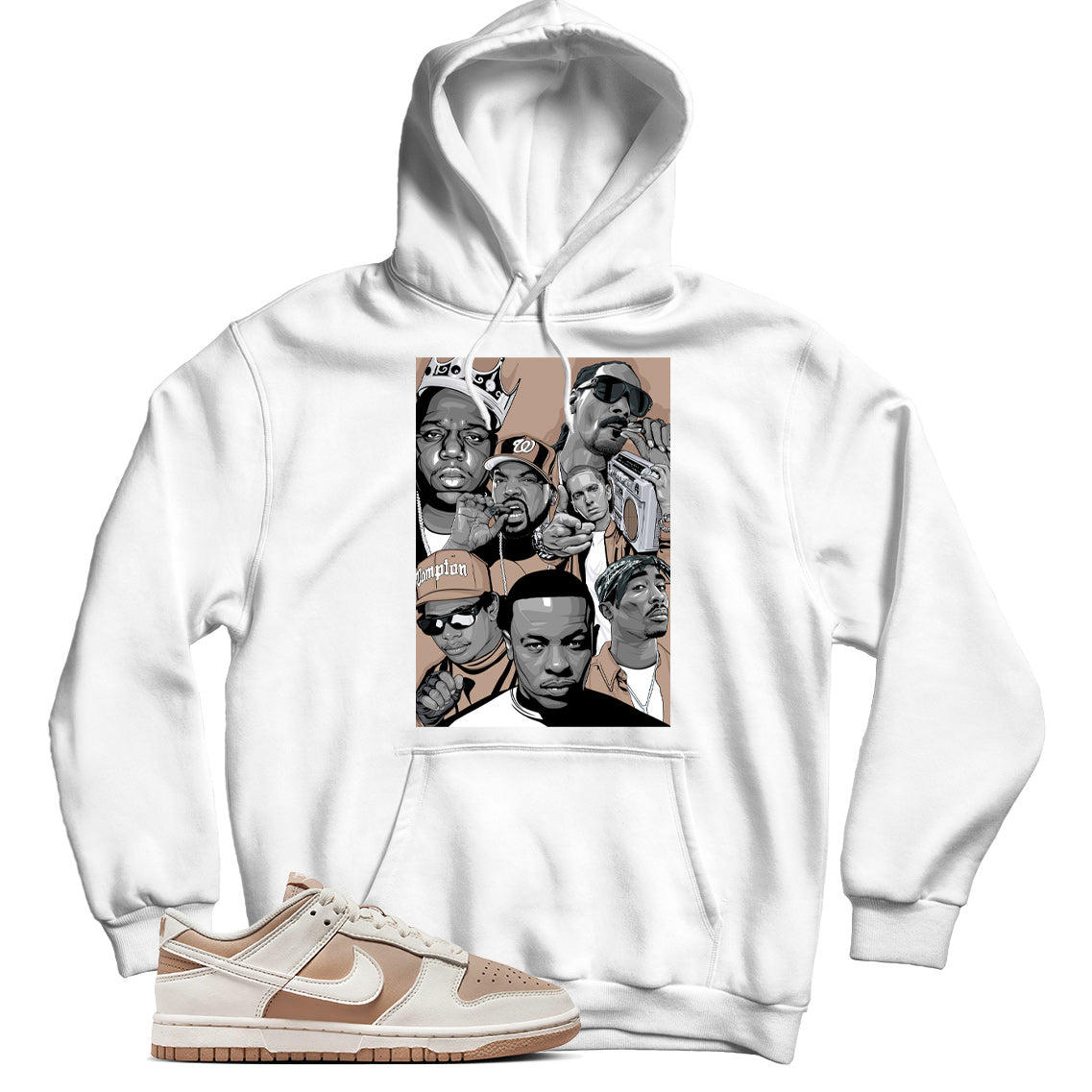 Dunk Low Beige Sail hoodie