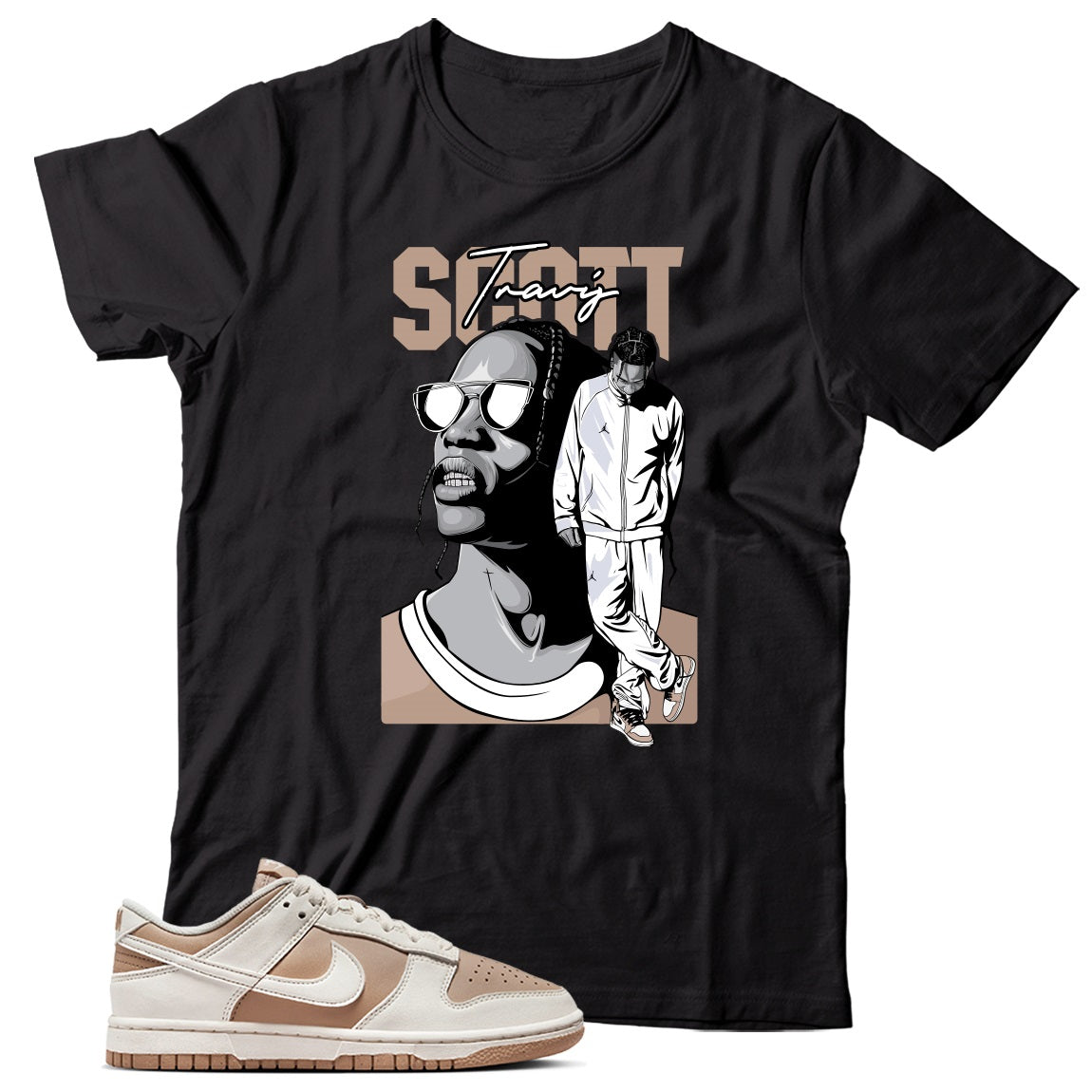Dunk Low Beige Sail shirt