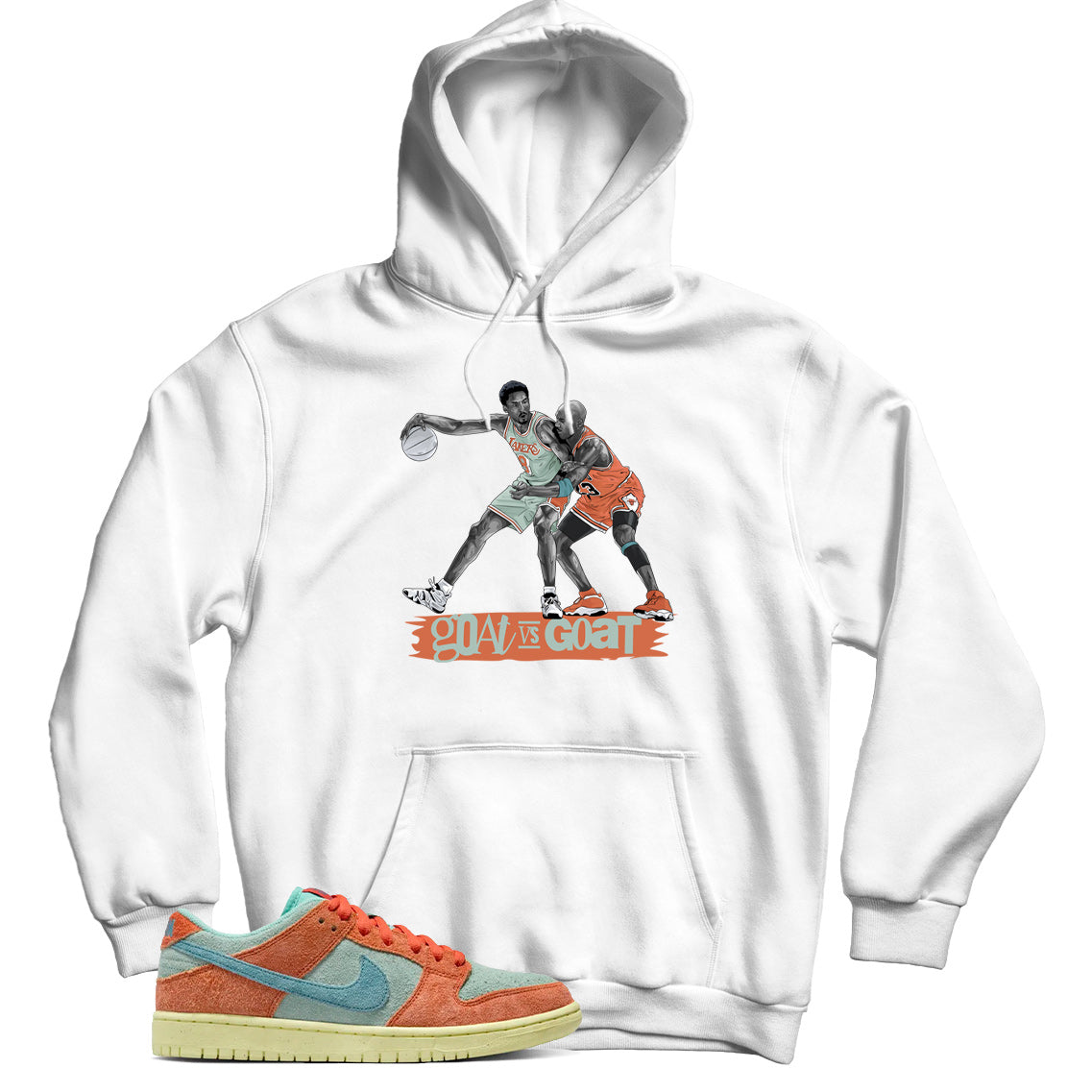 Dunk Low noise aqua hoodie