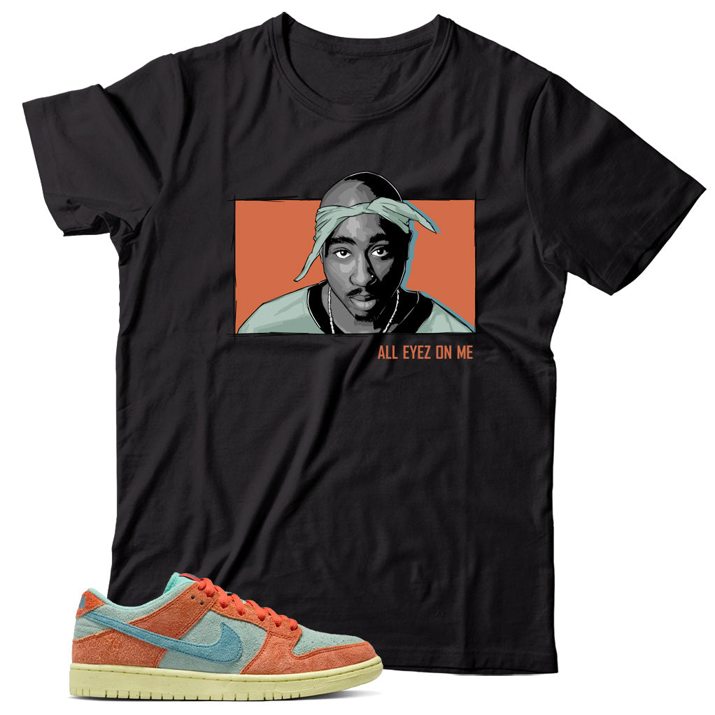Dunk Low noise aqua shirt