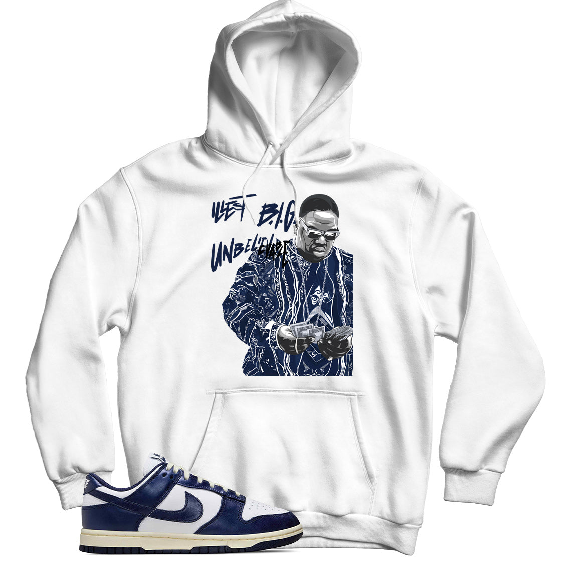 Dunk Low Vintage Navy hoodie