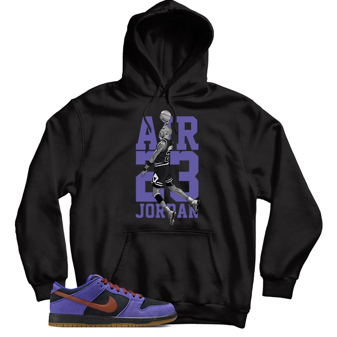 Dunk Low Persian Violet hoodie