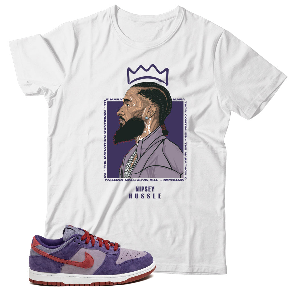 Dunk Low Plum shirt