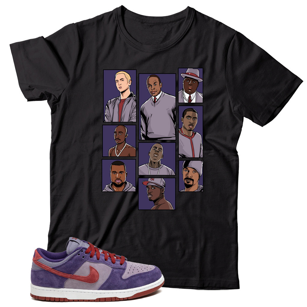 Dunk Low Plum shirt