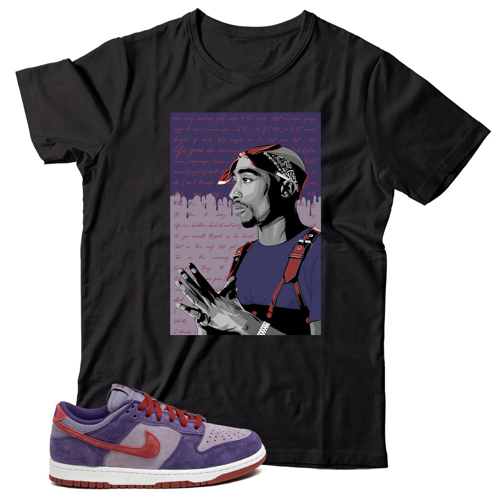 Dunk Low Plum shirt
