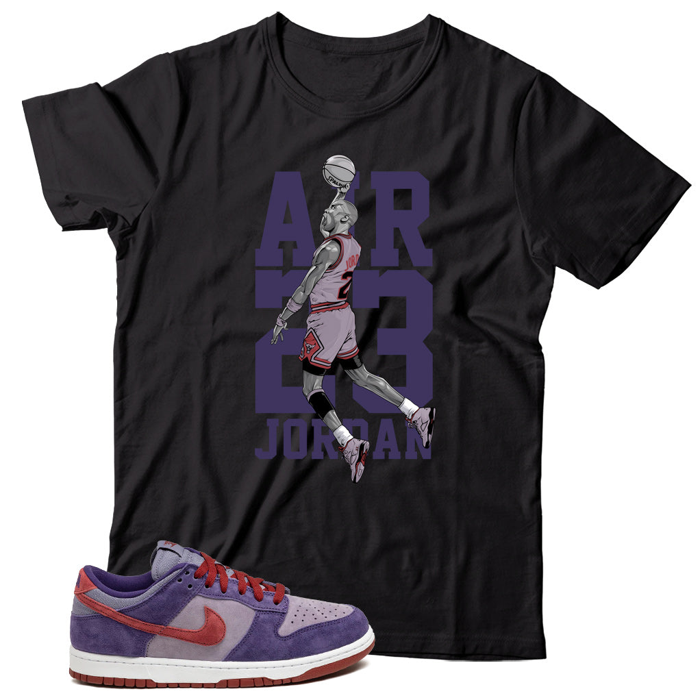 Dunk Low Plum shirt