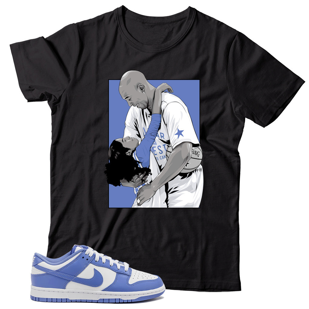 Polar Blue dunks shirt