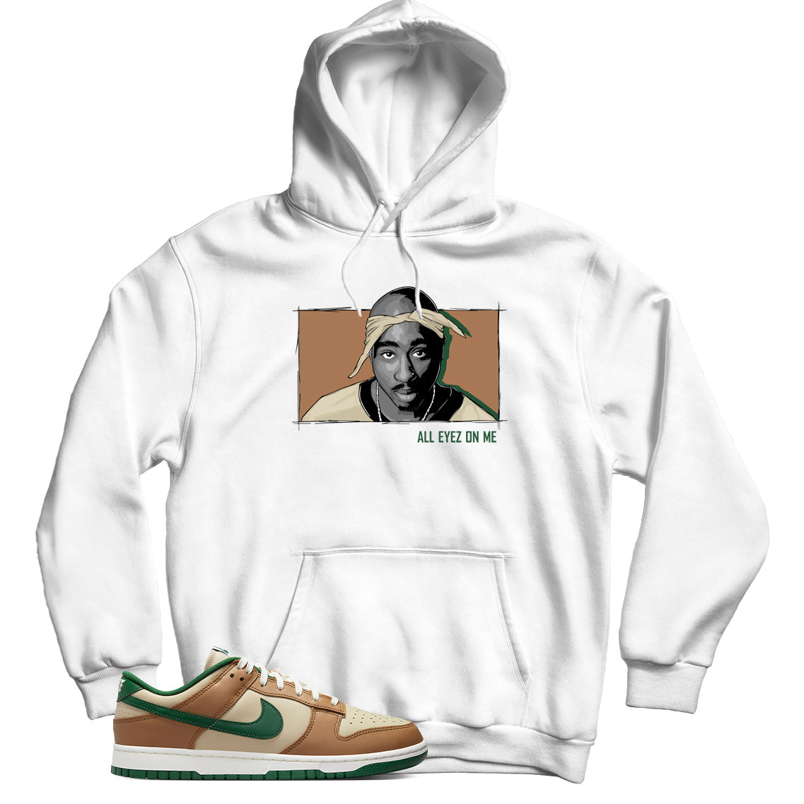 Rap(2) Hoodie Match Nike Dunk Low Team Gold main image 1