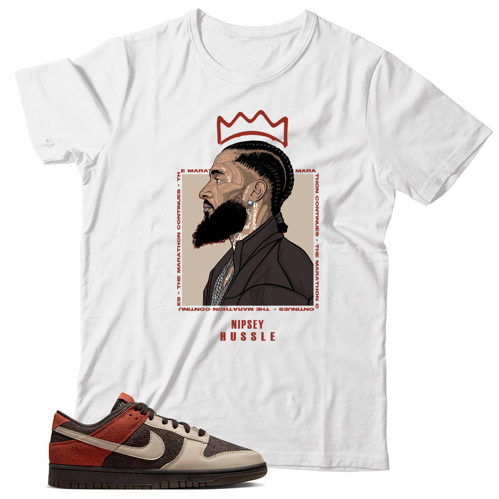 Dunk Low Red Panda shirt