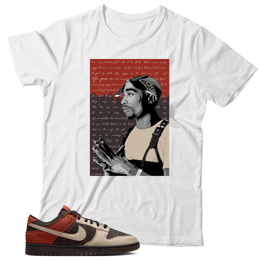 Dunk Low Red Panda shirt