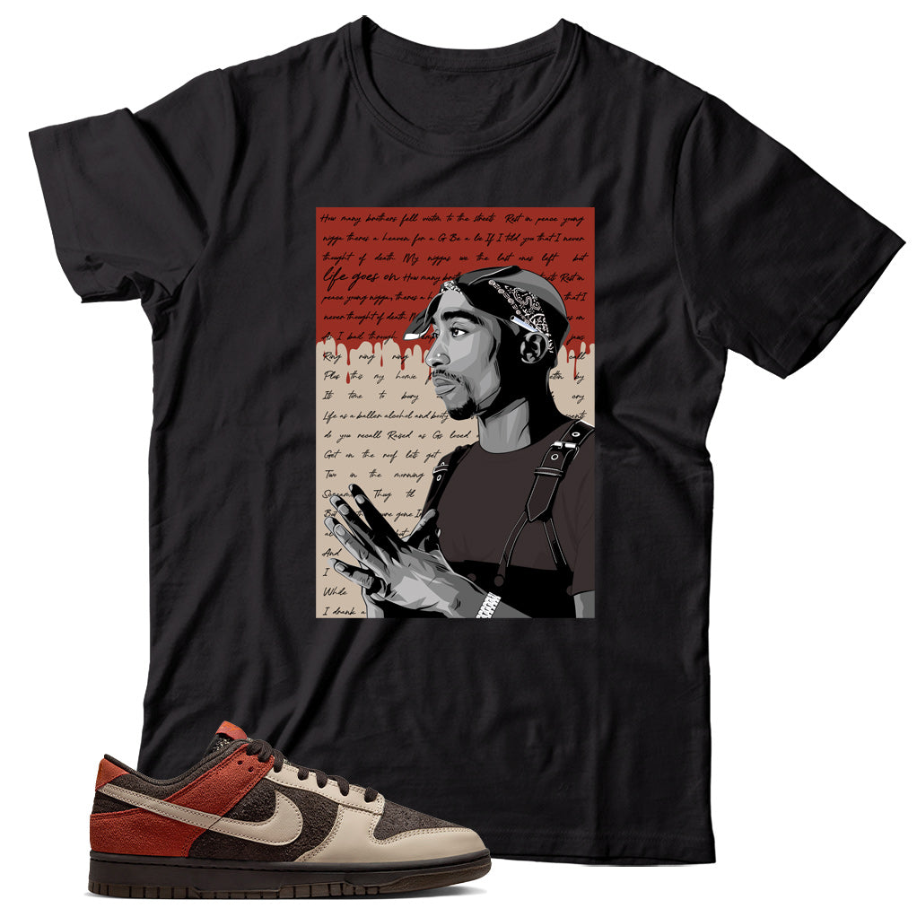 Dunk Low Red Panda shirt