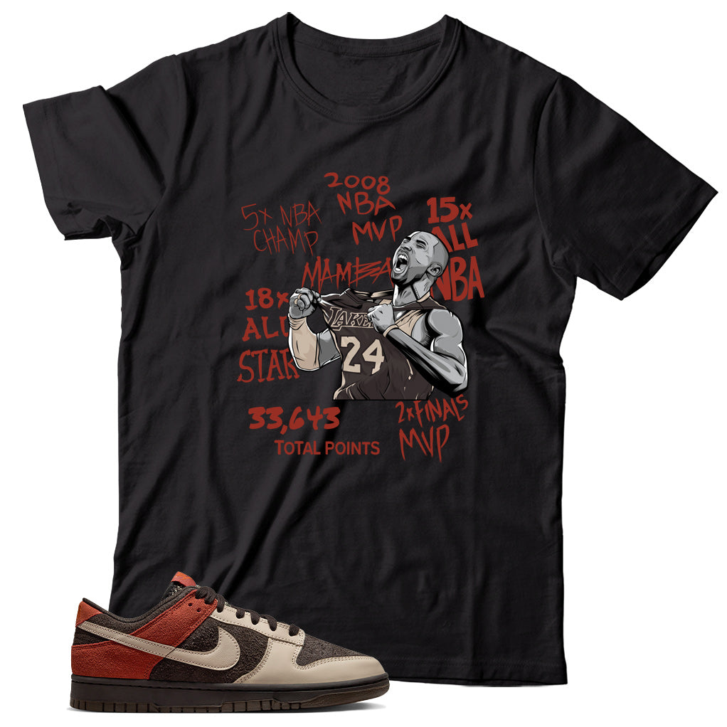 Dunk Low Red Panda shirt