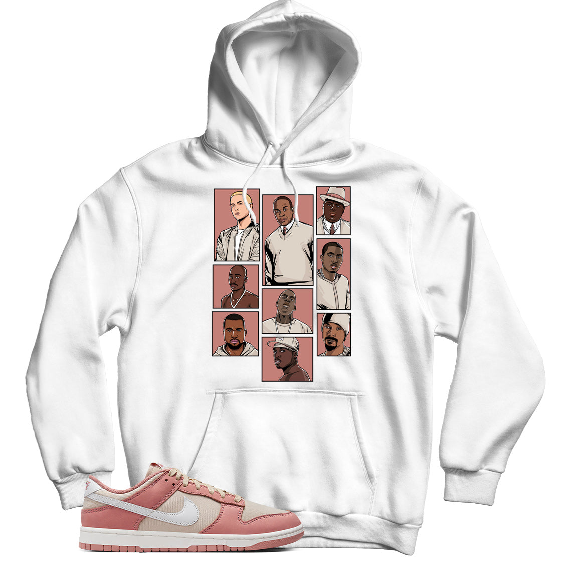Dunk Low Red Stardust hoodie