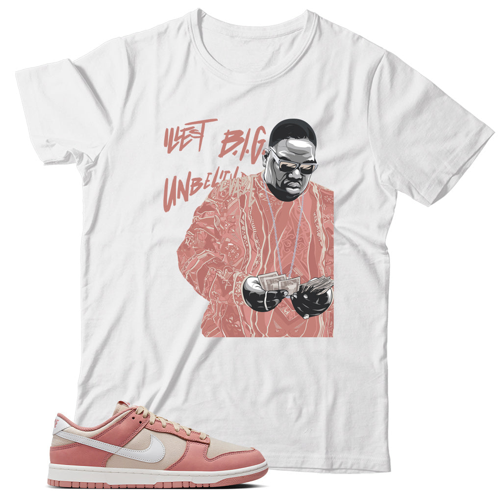 Red Stardust dunks shirt