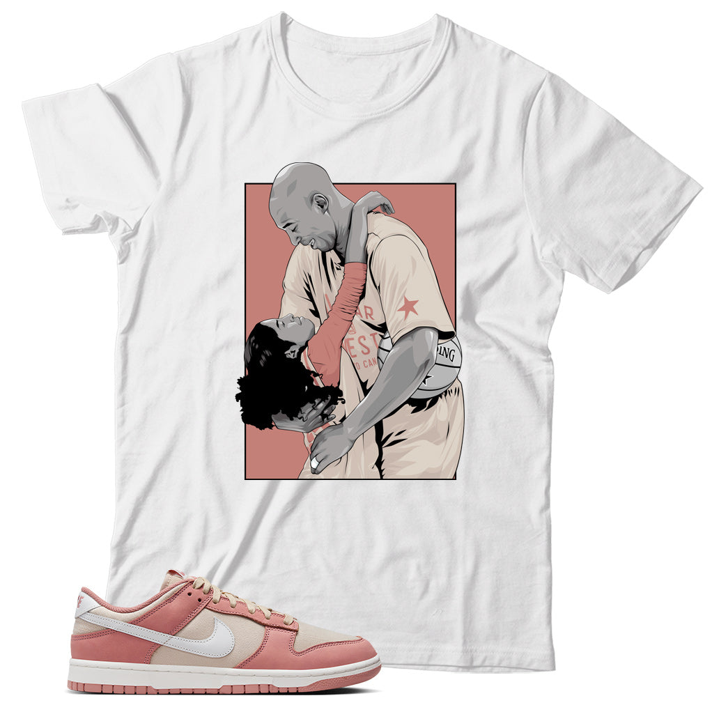 Dunk Low Red Stardust shirt
