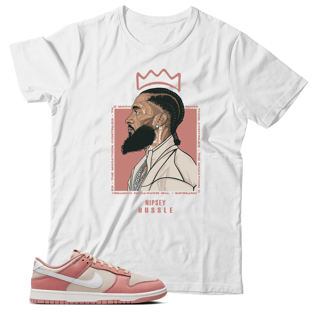 Dunk Low Red Stardust shirt