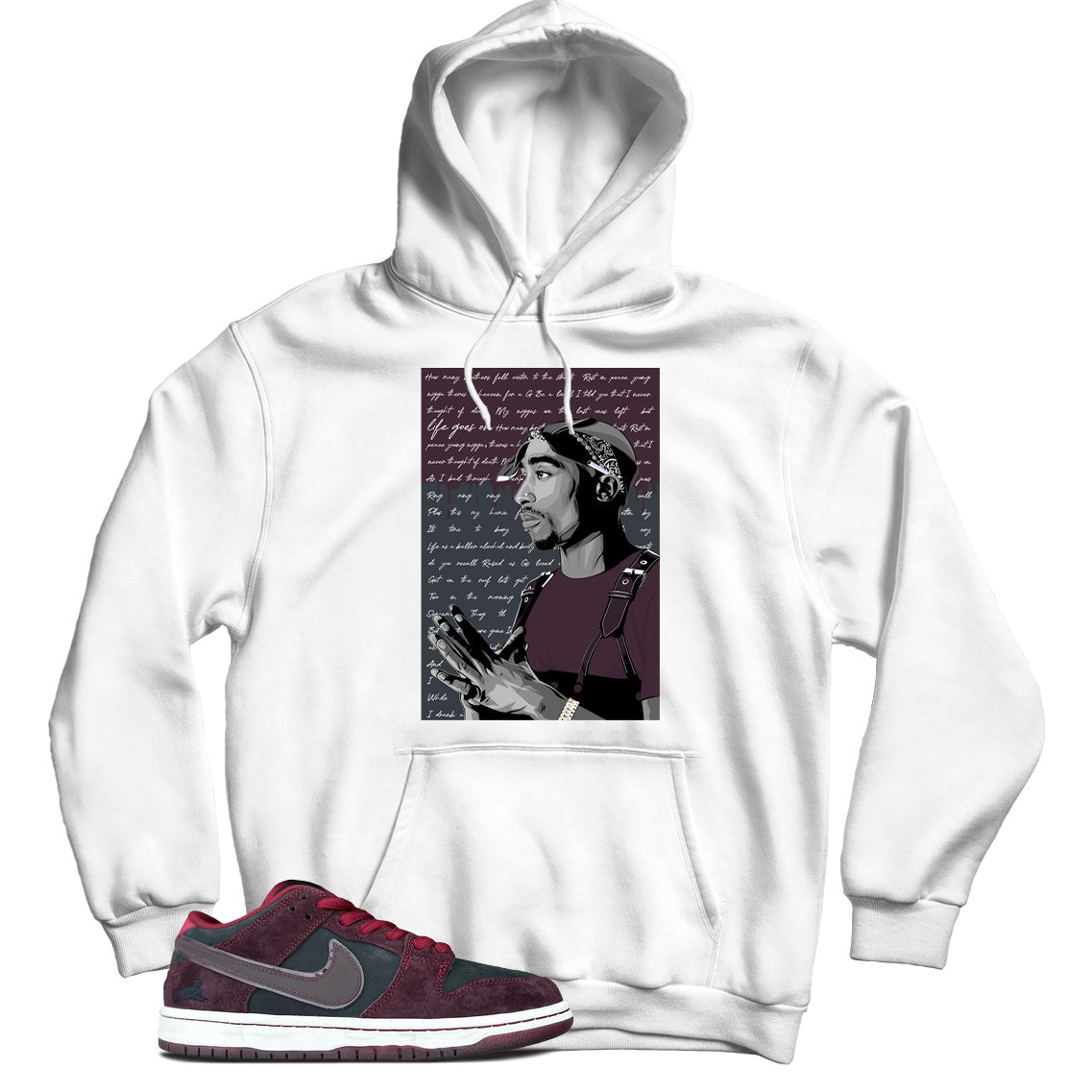 Dunk Low Riot Skateshop hoodie