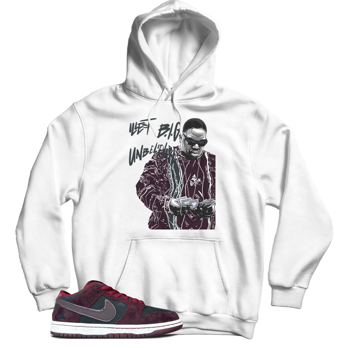 Dunk Low Riot Skateshop hoodie