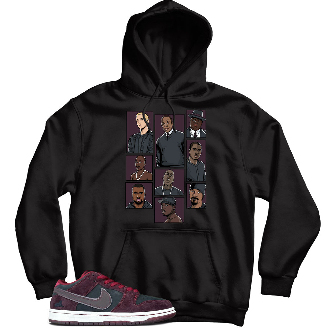 Dunk Low Riot Skateshop hoodie
